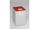 Kunststoffcontainer 60 l 1-fach ohne Deckel, lichtgrau B360xT405xH570
