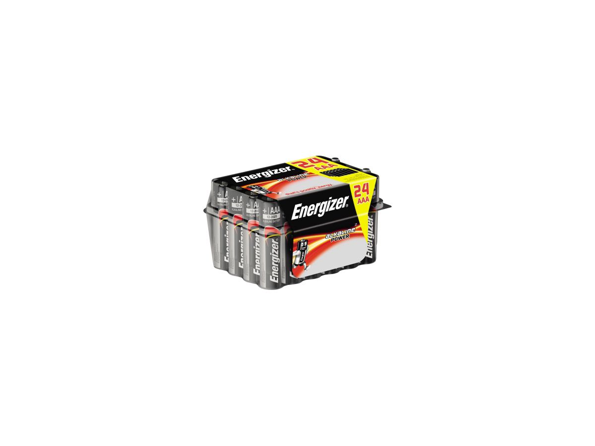 Energizer Batterie Alkaline Power E303271700 AAA 24 St./Pack.