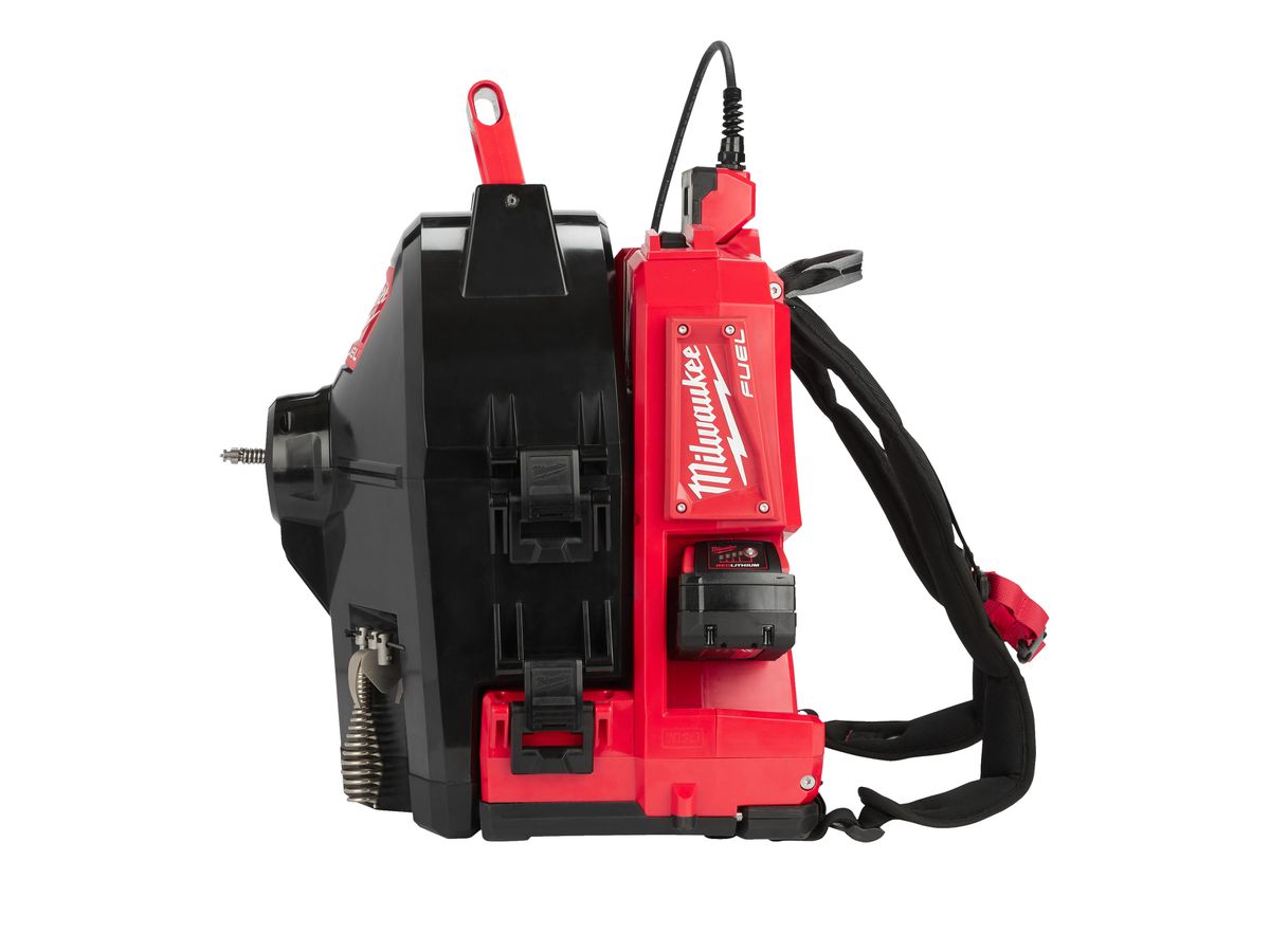 MILWAUKEE Akku-Rohrreiniger Fuel, 16 mm M18FFSDC16-502, 2x5Ah, Ladegerät, Karton