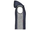 JN Ladies' Knitted Hybrid Vest JN767 light-mel./anthr.-mel., Größe M