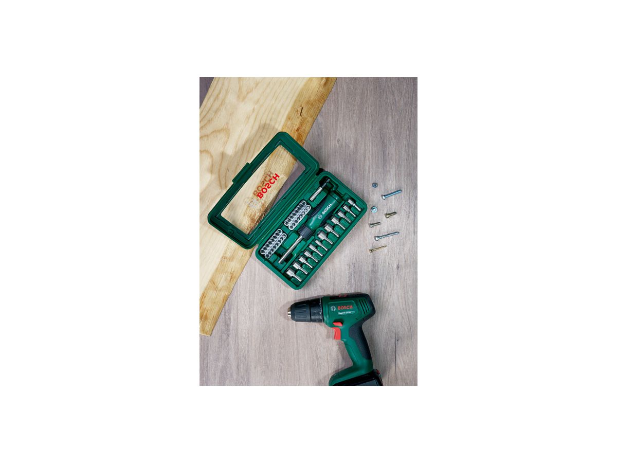 BOSCH Professional Schraubendreher-Set, 46-tlg mit Handratsche