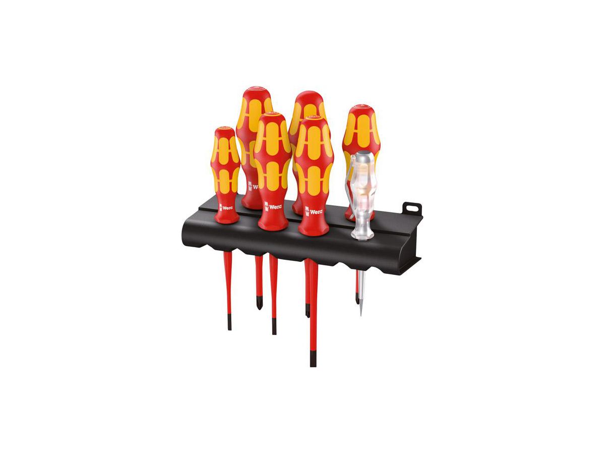 Screwdriver set VDE slim 7pc Wera