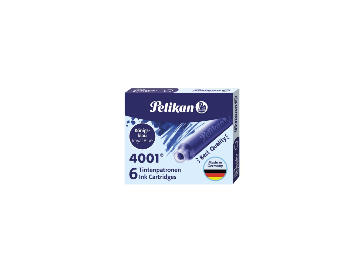 Pelikan Tintenpatrone 301176 königsblau 6 St./Pack.