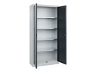 FORMAT Flügeltürenschrank 1950x935x400mm, 7035/7016, 50kg