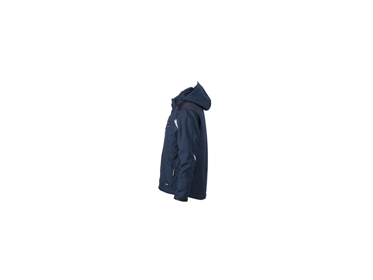 JN Craftsmen Softshell Jacket JN824 100%PES, navy/navy, Größe 6XL