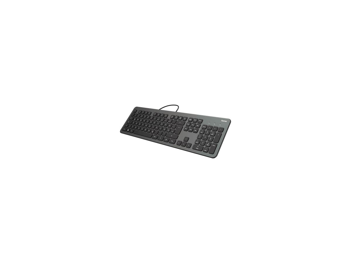 Hama Tastatur KC-700 00182652 anthrazit/schwarz