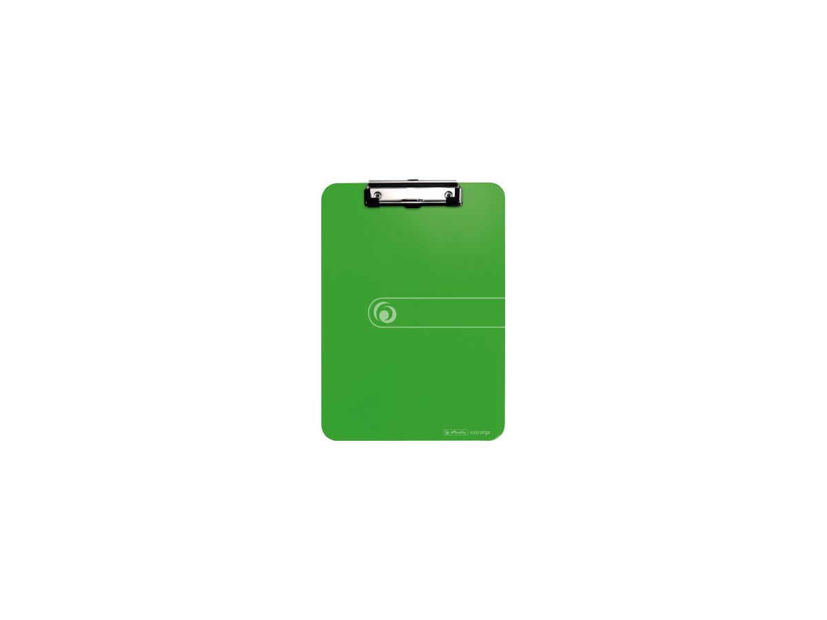 Herlitz Klemmbrett 11226610 DIN A4 PS opak apfel