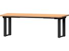 ANKE Arbeitstisch Vario B2000xT800xH695-1350mm RAL 9005 BMP 40mm