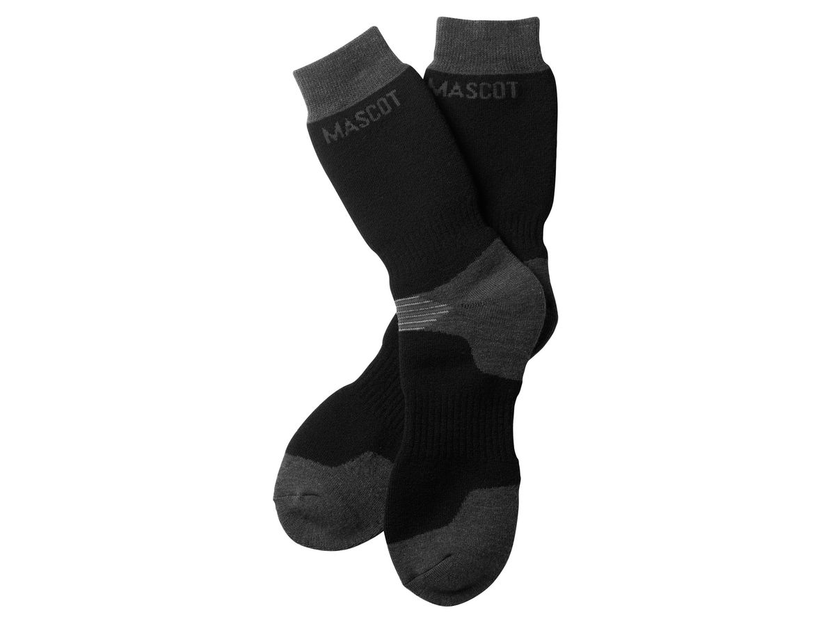 MASCOT Socken LUBANGO Complete,schwarz/dunkelanthr.,Gr. 44/48