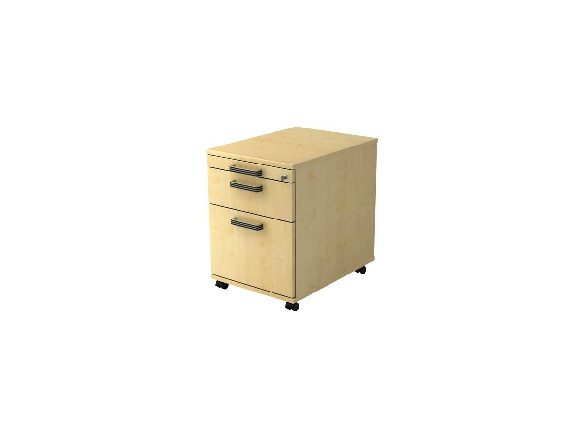 Rollcontainer AC20SG 60 tief, Ahorn
