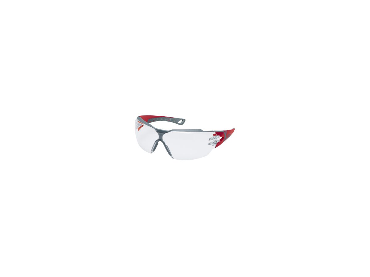 UVEX Schutzbrille pheos cx2 fbl. sv exc. rot/grau, 9198.258