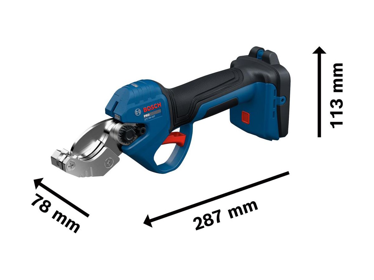 BOSCH Akku-Rohrschere GPC 18V-32P solo, im Karton