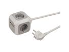 brennenstuhl Steckdosenwürfel ALEA-Power 1150100 4fach +2xUSB