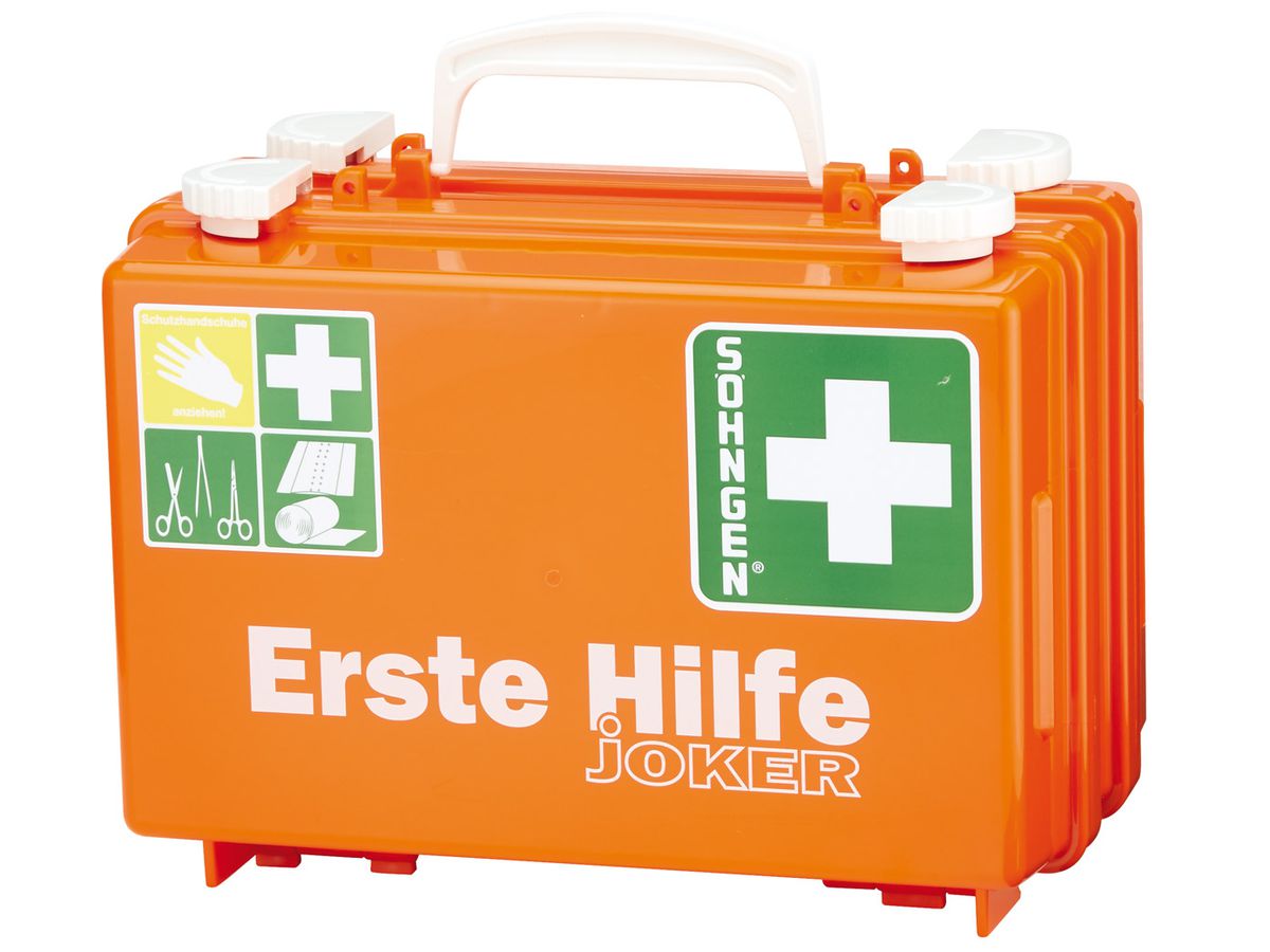 SÖHNGEN Erste-Hilfe-Koffer MT-CD Erw. Füllung nach DIN 13169, orange