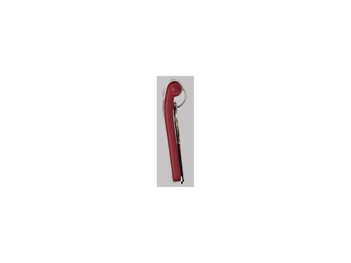 DURABLE Schlüsselanhänger KEY CLIP 195703 rot 6 St./Pack.