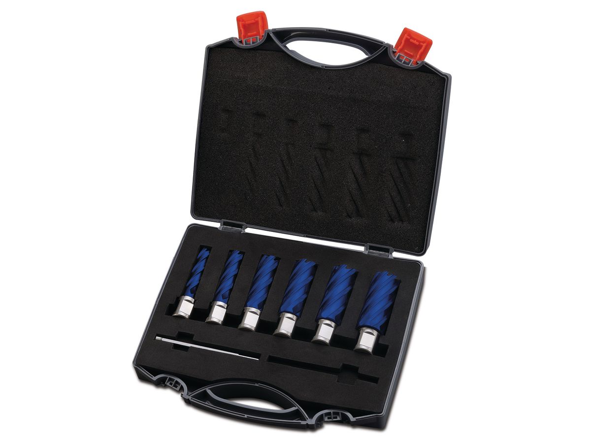 Kernbohrer Set TiAlN 30mm 6tlg. Ø12/14/16/18/20/22mm