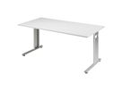 Geramöbel Schreibtisch Lissabon S-617103-LG/SI 160x80cm l.grau/si