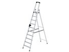 MUNK Aluminium-Stehleiter eins. begehbar, 4,50m Ah, 1x10 Stufen