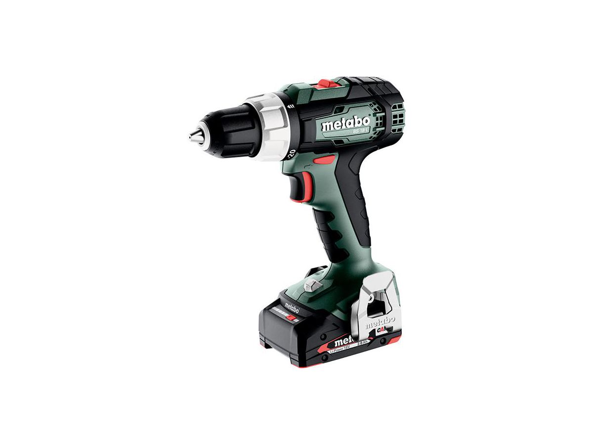 METABO Akku-Bohrschrauber BS 18 L SE 2,0/4,0 Ah, Ladegerät, metaBOX 145