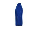 JN Herren Strickfleece-Jacke JN898 dark-royal-melange/navy, Größe S