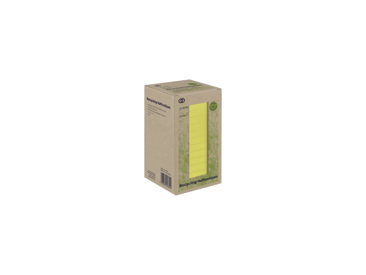 Soennecken Haftnotiz oeco 5878 RC 100Bl. gelb 16St.