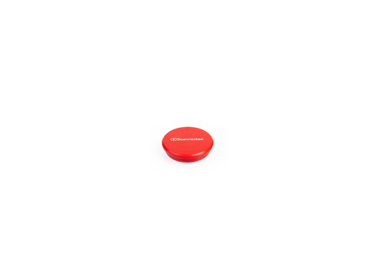 SOENNECKEN Magnete 4801, rund 32mm, rot, 10St./Pack