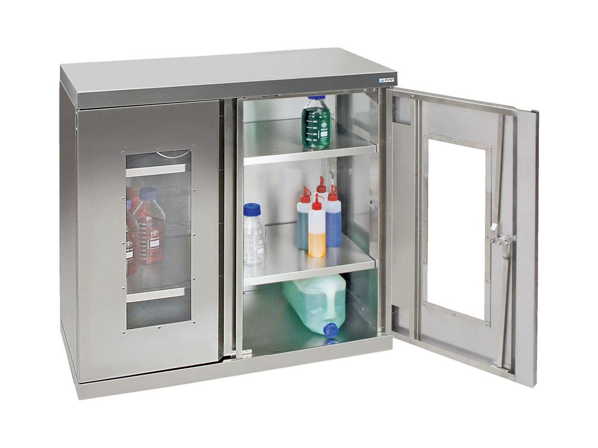 Umweltschrank m Stellschr 900x900x400 mm Fenster