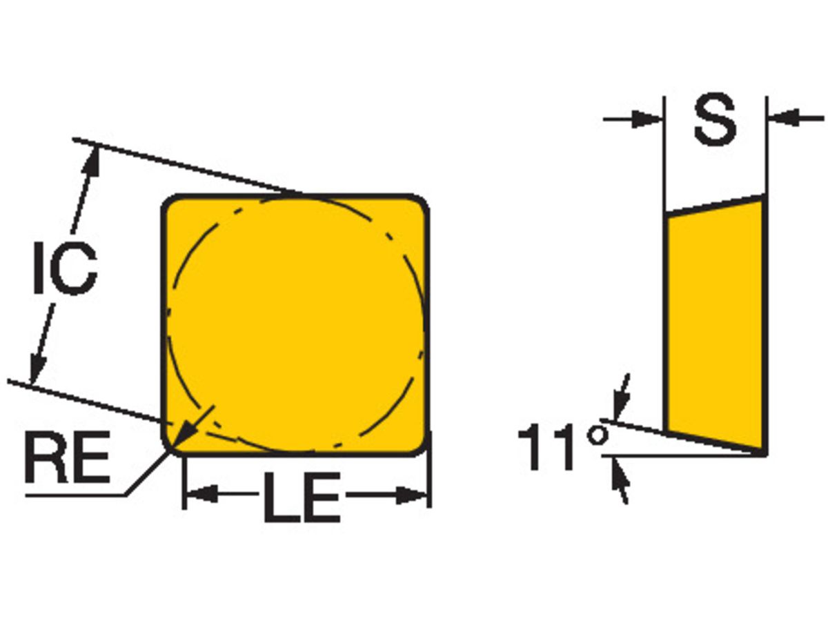 COROMANT T-MAX WENDEPL. POS. G-TOL.
