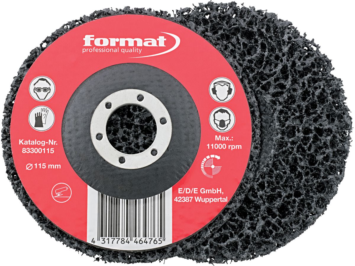 FORMAT Grobreinigungsscheibe mit Teller
