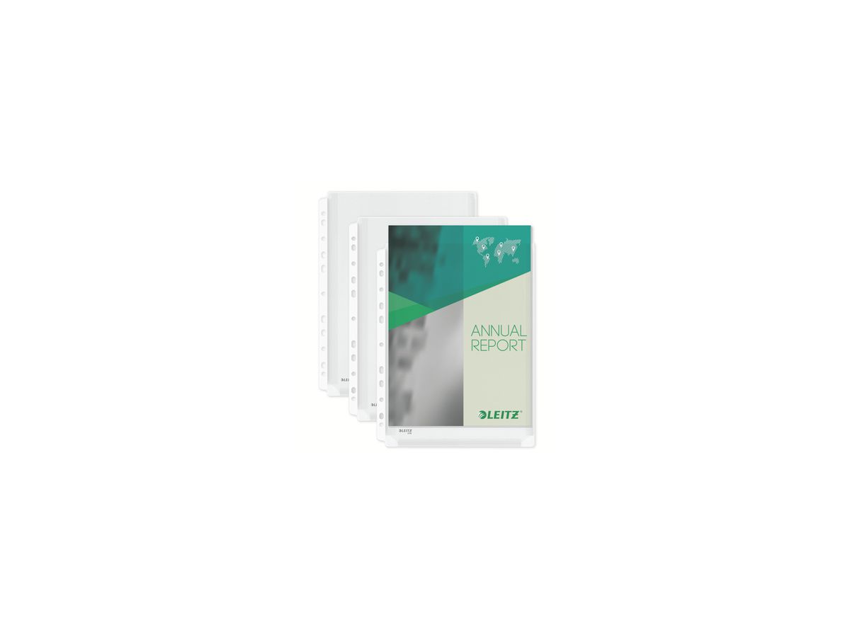Leitz Prospekthülle Maxi 47563003 DIN A4 0,17mm PVC tr 5 St./Pack.