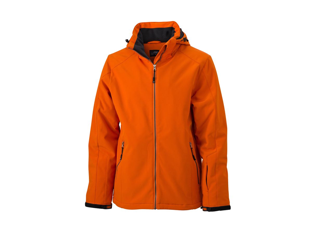 JN Mens Wintersport Jacket JN1054 92%PES/8%EL, dark-orange, Größe L