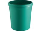 helit Papierkorb H6105852 31x32cm 18l rund Kunststoff petrol