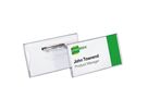 DURABLE Namensschild 800119 40x75mm Kunststoff tr 100 St./Pack.