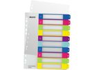 Leitz Register WOW 12430000 DIN A4 1-10 volle PP Höhe farbig