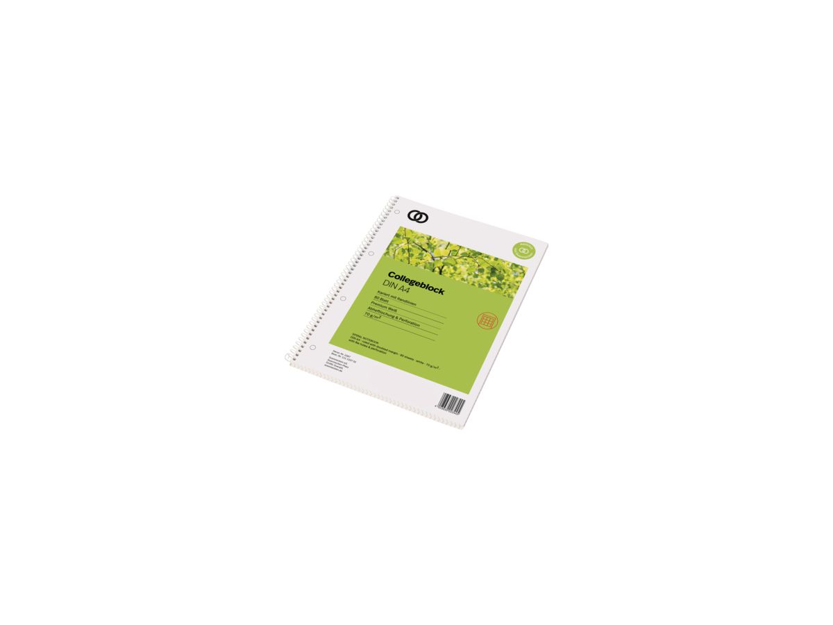 Soennecken Collegeblock oeco 2367 RC A4 80Blatt kariert