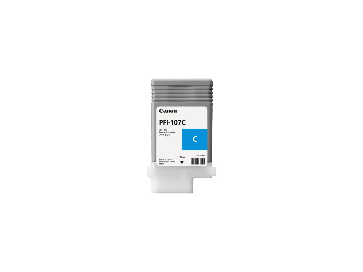 Canon Tintenpatrone 6706B001 PFI107C 130ml cyan