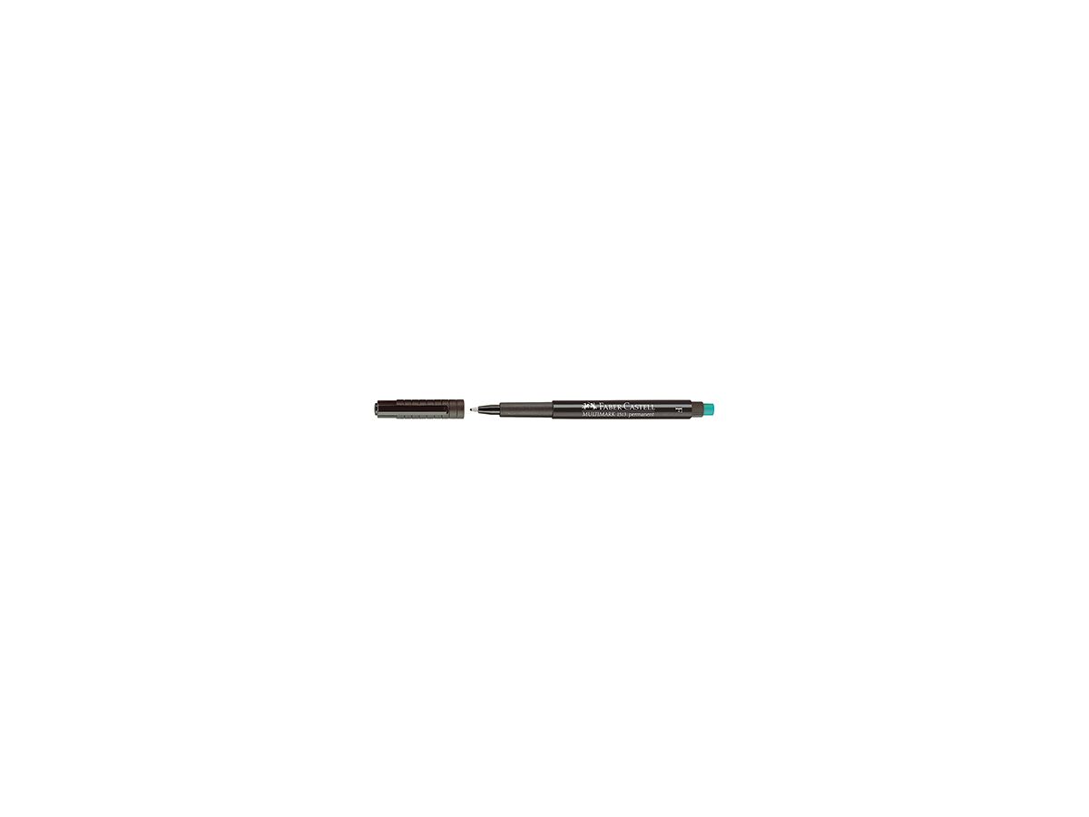 Faber Castell Folienschreiber MULTIMARK 151399 F mit Radierer sw