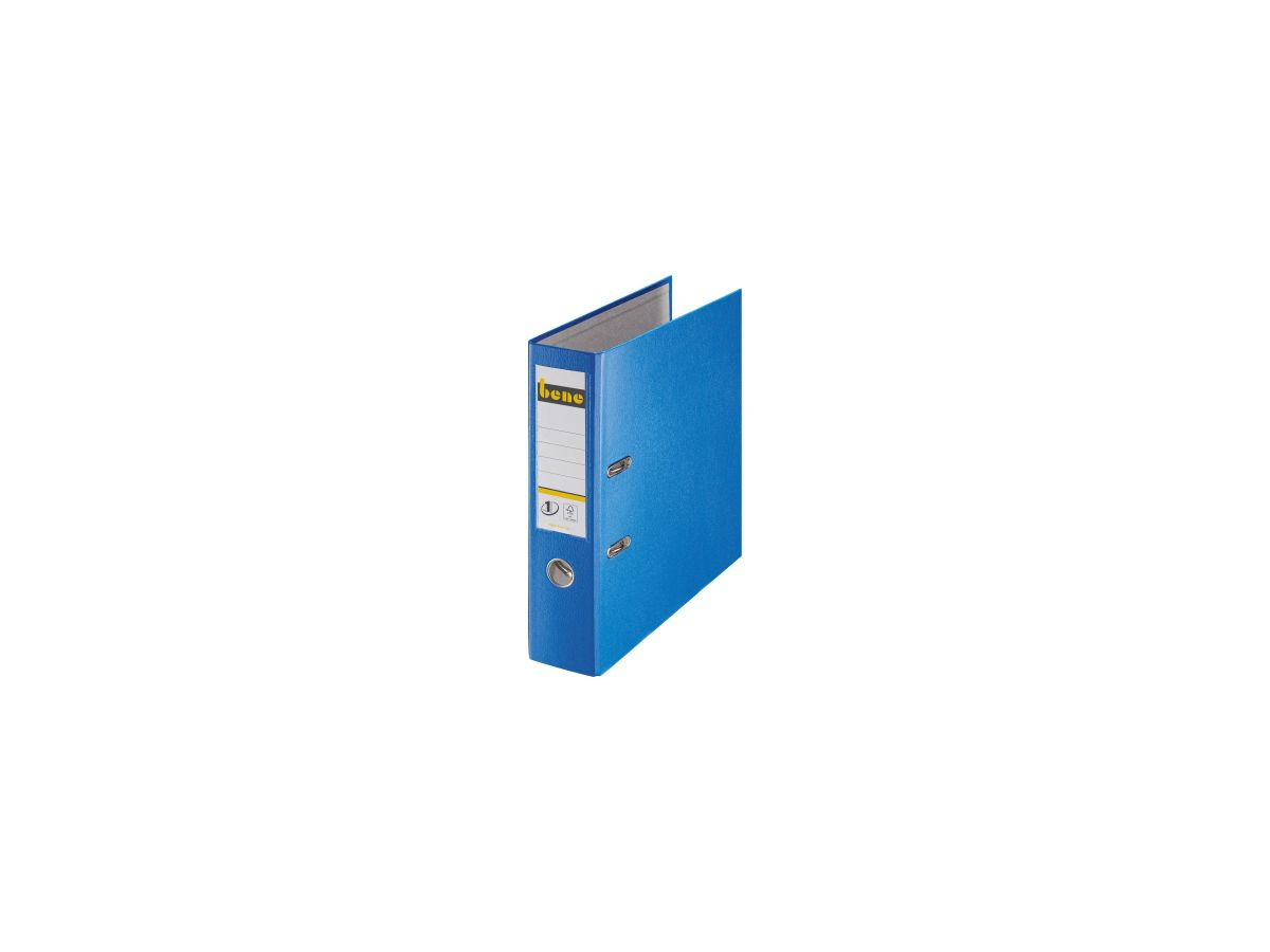 Bene Ordner 291400 BL DIN A4 80mm PP blau