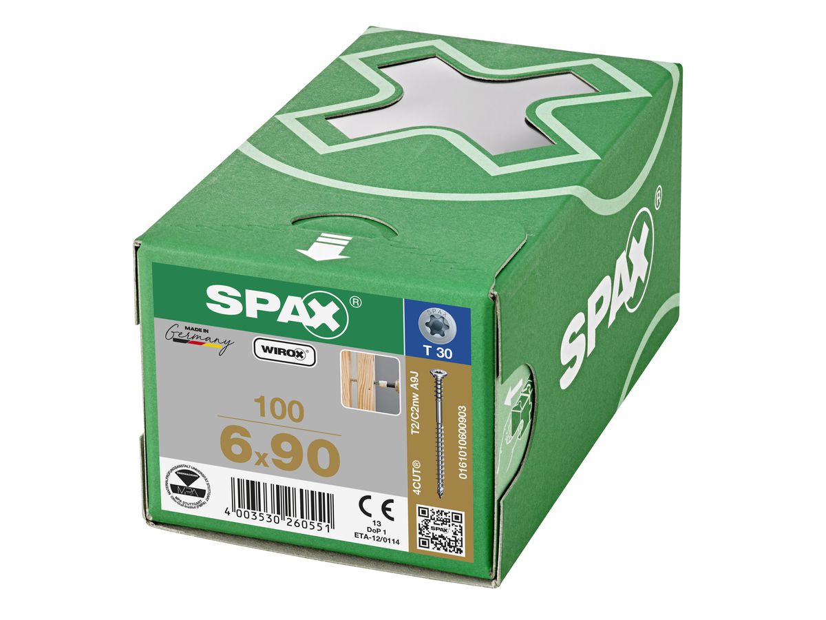 SPAX Justierschraube Flachkopf T-STAR+
