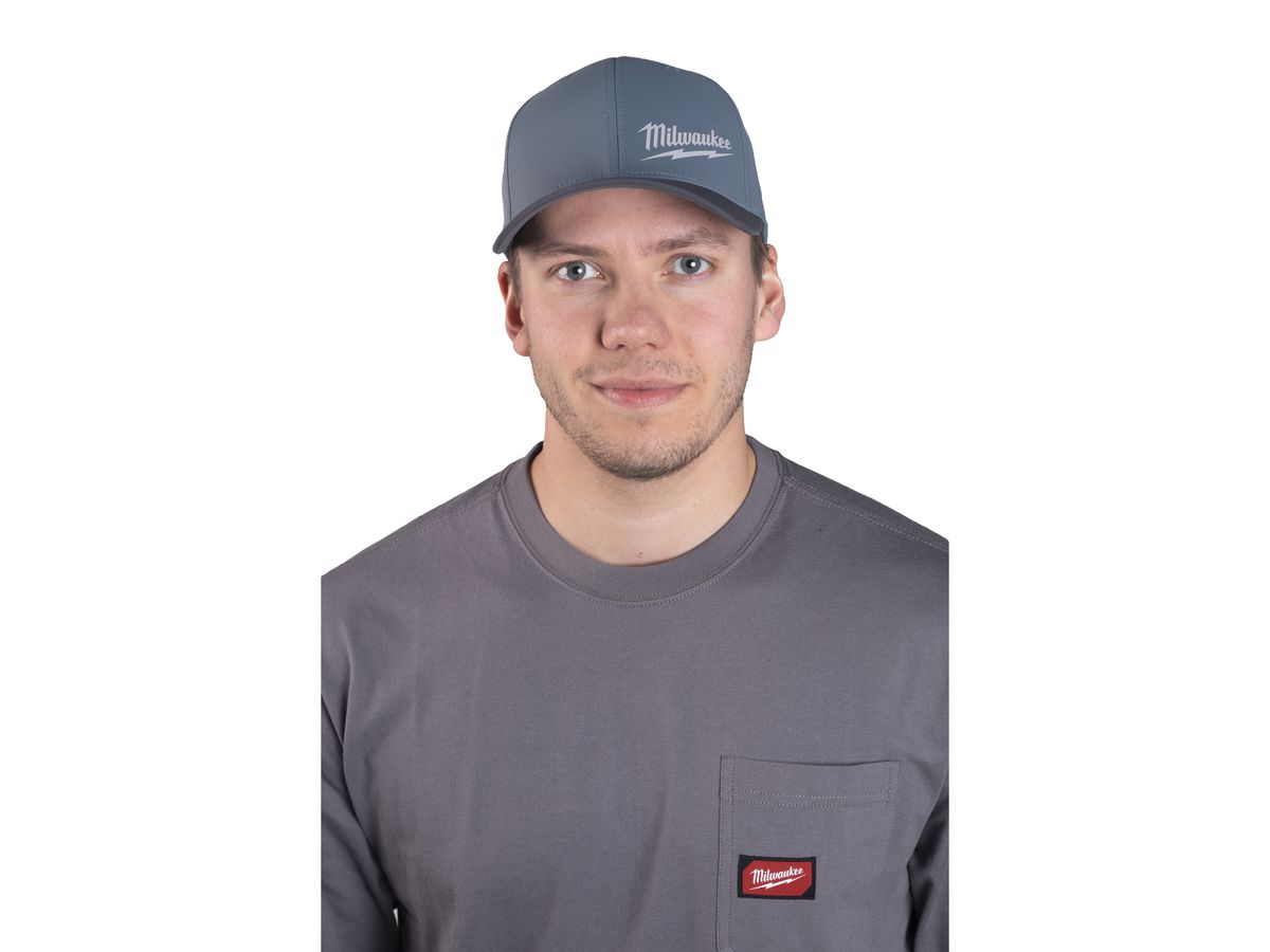 MILWAUKEE Baseball Kappe BCPBLU-S/M Performance, blau mit UV-Schutz