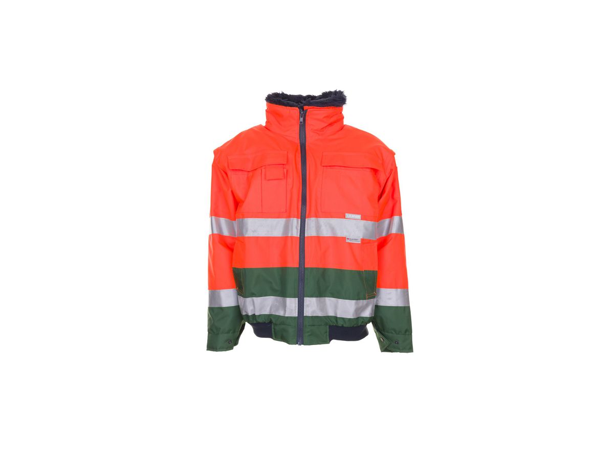 PLANAM Warnschutz Comfort-Jacke 2048 Farbe: orange/grün Größe: S