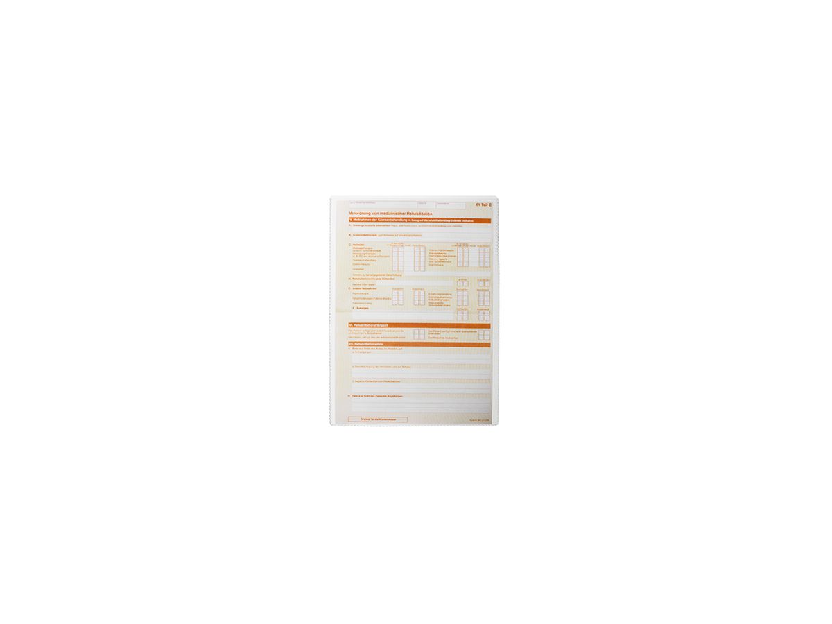 DURABLE Ausweishülle 213219 148x210mm Polypropylen transparent