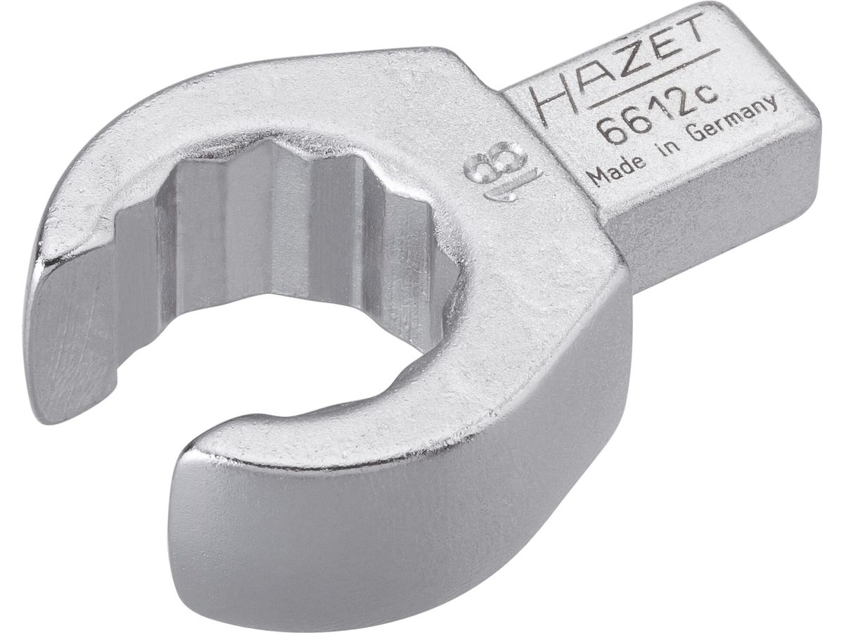 HAZET Einsteck-Ringschlüssel offen 18mm 9x12mm