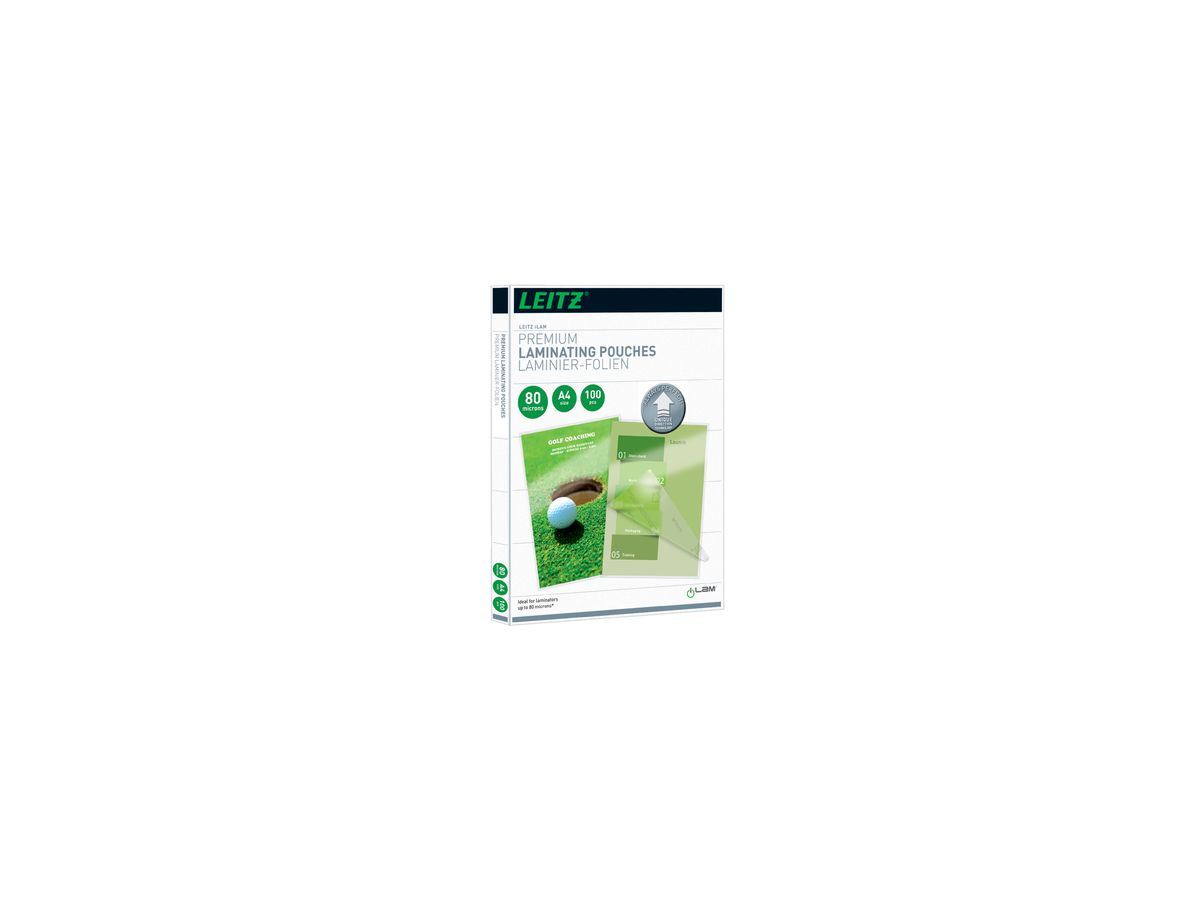 Leitz Laminierfolie UDT 74780000 DIN A4 80mic 100 St./Pack.