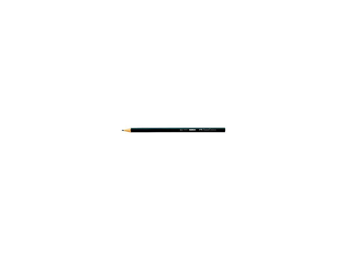 Faber-Castell Bleistift 111100 Sechseckform HB schwarz