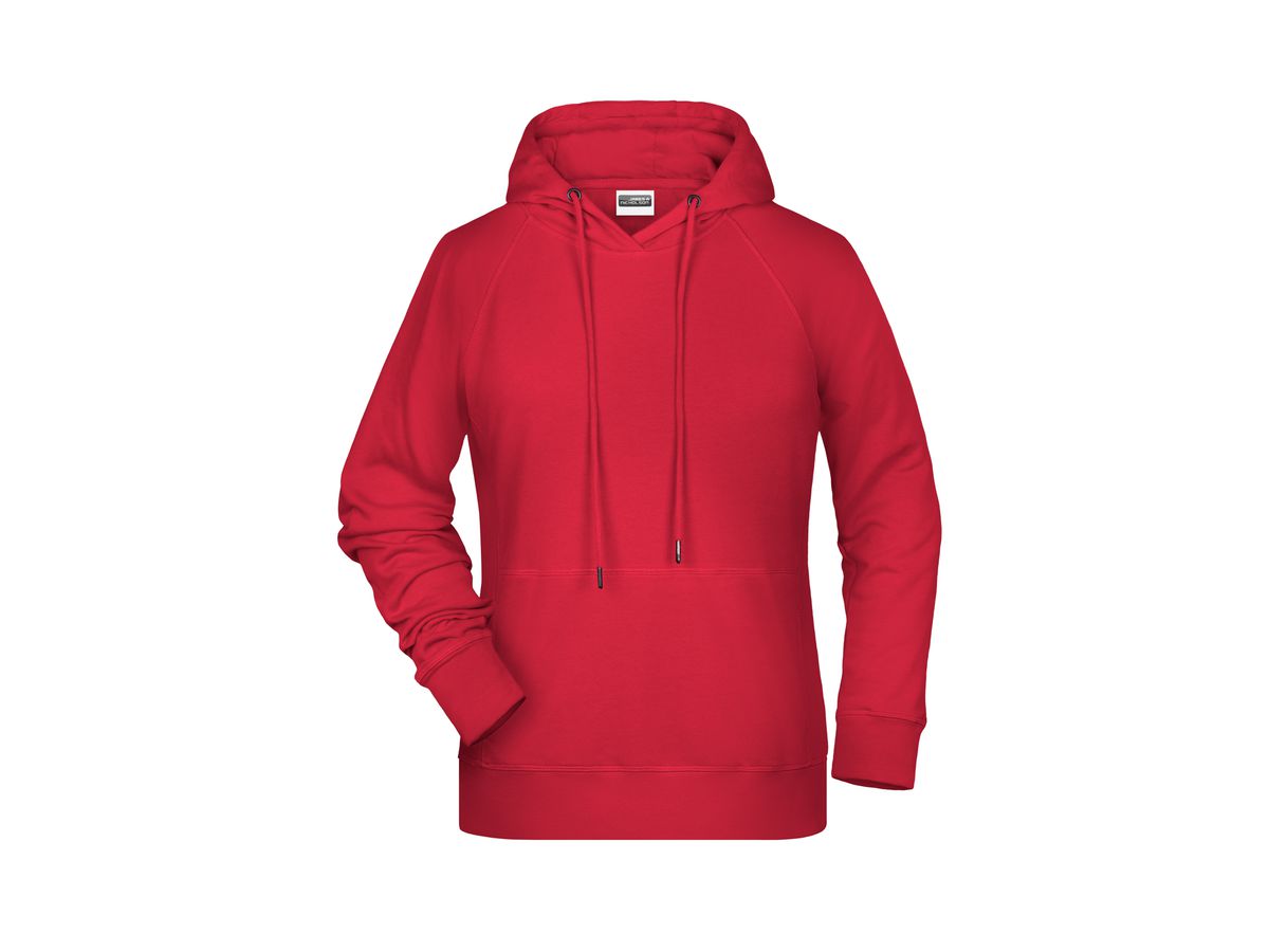 JN Ladies' Hoody 8023 red, Größe L