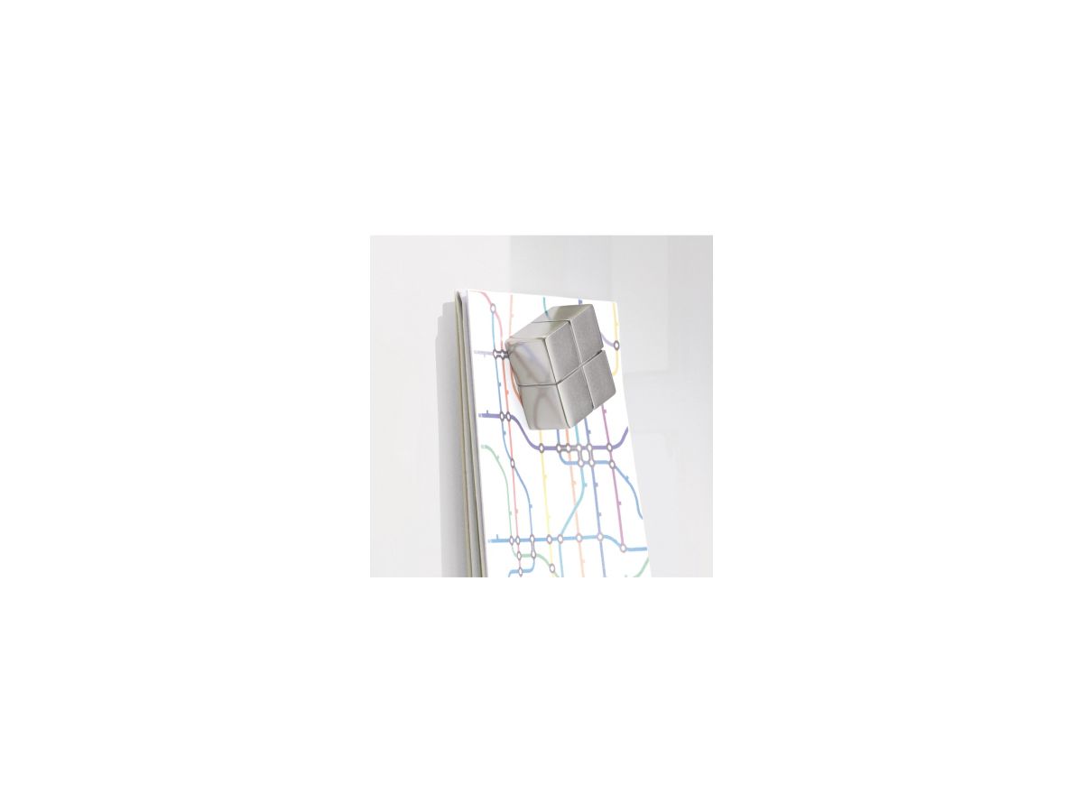 Sigel Multifunktionstafel artverum GL131 78x48cm Glas weiß