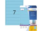 HERMA Ordneretikett 5093 kurz/schmal sk blau 140 St./Pack.
