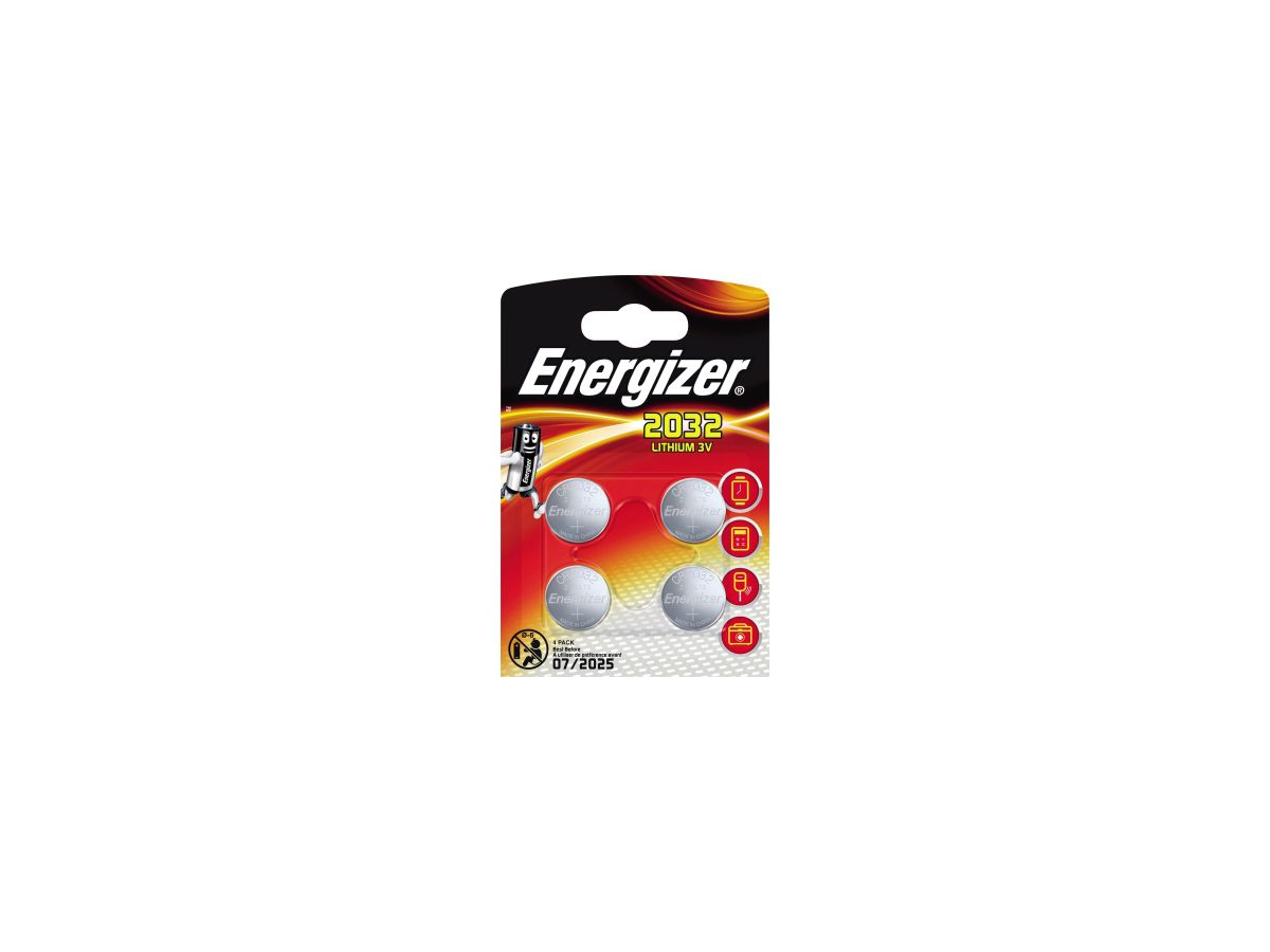 Energizer Lithium CR Zelle 2032 4 St./Pack.