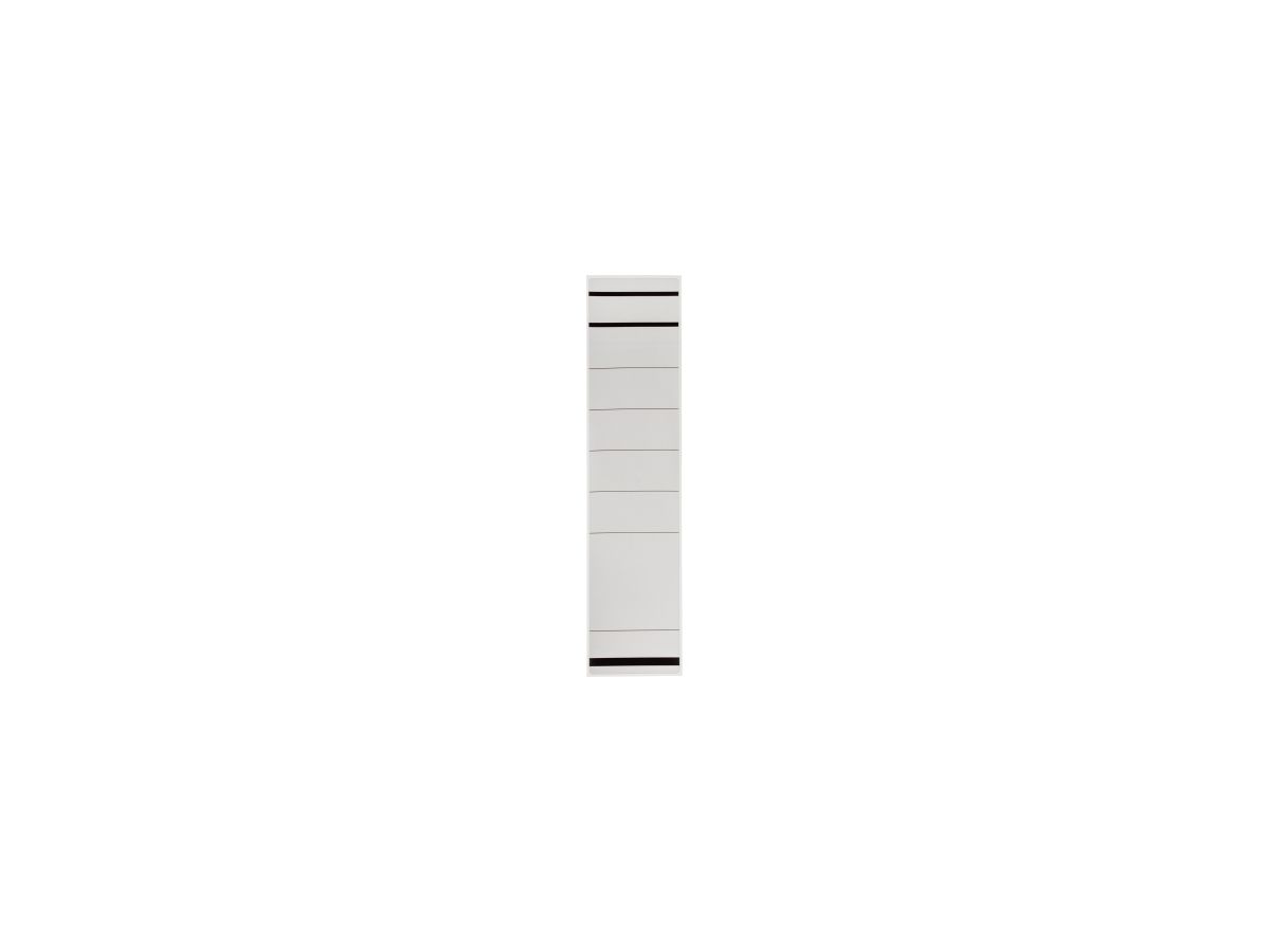 Ordneretikett breit/lang sk Papier weiß 10 St./Pack.